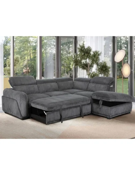 Pescara RHF Corner Sofa - Grey | Murphy Furniture Ireland