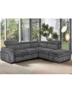 Pescara RHF Corner Sofa - Grey | Murphy Furniture Ireland