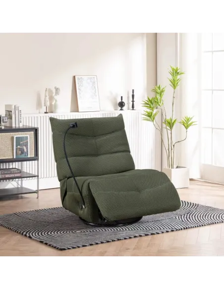 Linx Swivel Recliner chair - Green | Murphy Furniture