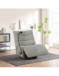 Linx Swivel Recliner Chair - Grey | Murphy Furniture