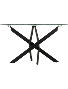 Sheldon Round Coffee Table - Clear Glass | Murphy Furniture 2