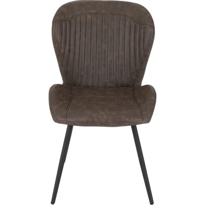 Quebec Dining Chair - Brown PU | Murphy Furniture