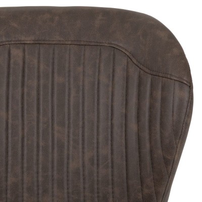 Quebec Dining Chair - Brown PU | Murphy Furniture