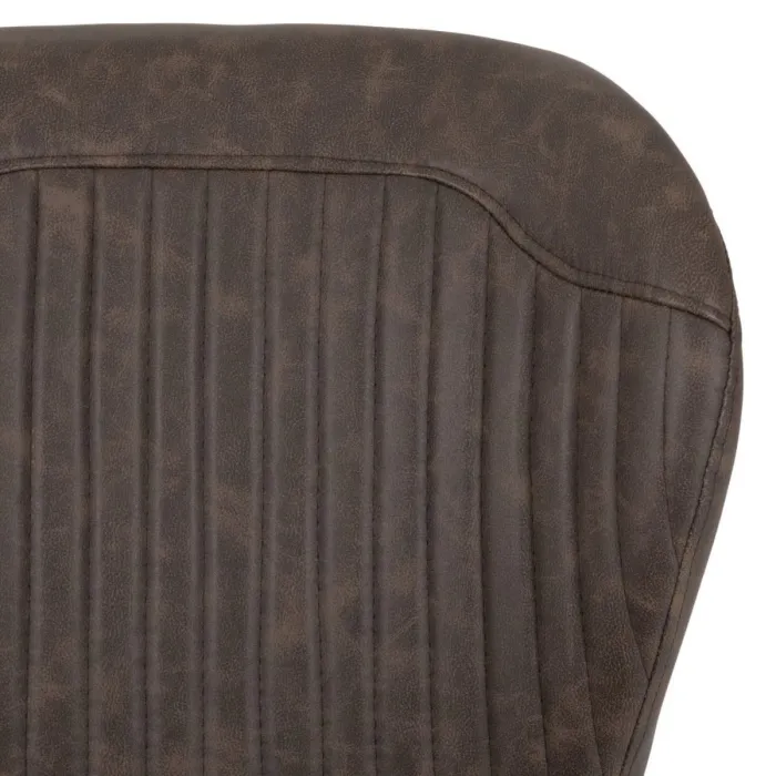Quebec Dining Chair - Brown PU | Murphy Furniture