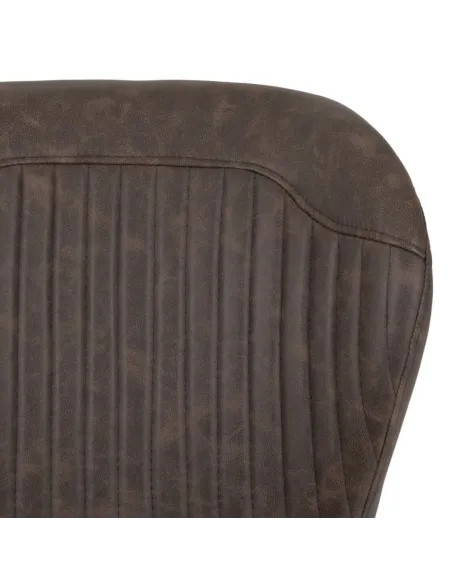 Quebec Dining Chair - Brown PU | Murphy Furniture