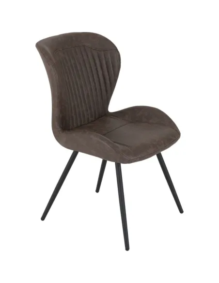 Quebec Dining Chair - Brown PU | Murphy Furniture