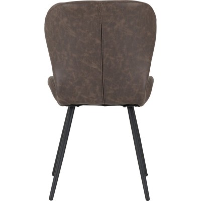 Quebec Dining Chair - Brown PU | Murphy Furniture
