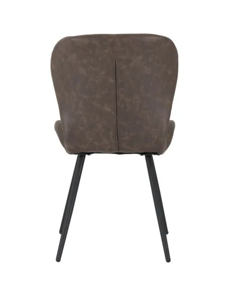 Quebec Dining Chair - Brown PU | Murphy Furniture