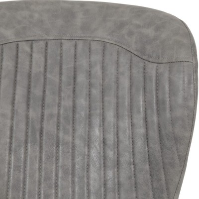 Quebec Dining Chair - Grey PU | Murphy Furniture