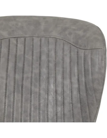 Quebec Dining Chair - Grey PU | Murphy Furniture