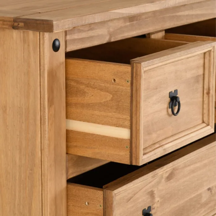 Corona 2+2 Drawer Chest - Distressed Wax | Murphy Furniture