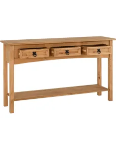 Corona 3 Drawer Console Table With Shelf | Murphy Furniture 2