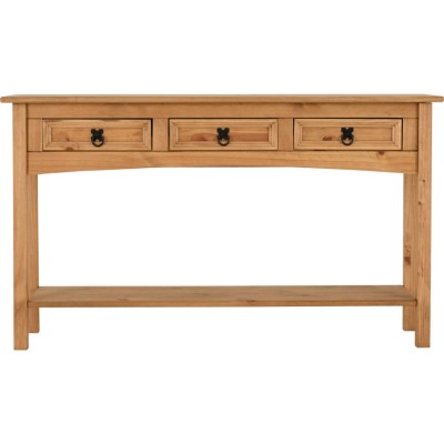 Corona 3 Drawer Console Table With Shelf | Murphy Furniture