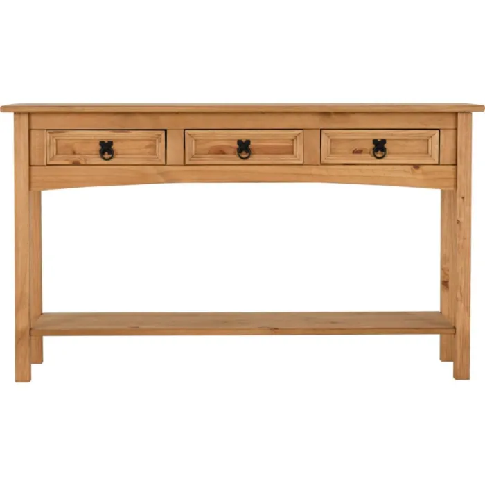 Corona 3 Drawer Console Table With Shelf | Murphy Furniture