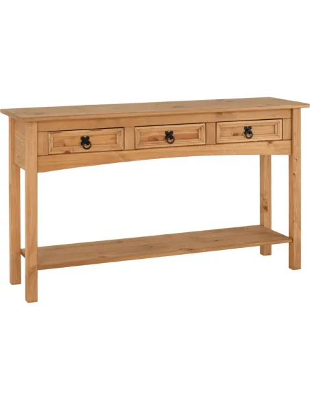 Corona 3 Drawer Console Table With Shelf | Murphy Furniture