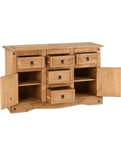 Corona 2 Door 5 Drawer Sideboard - Distr | Murphy Furniture 2