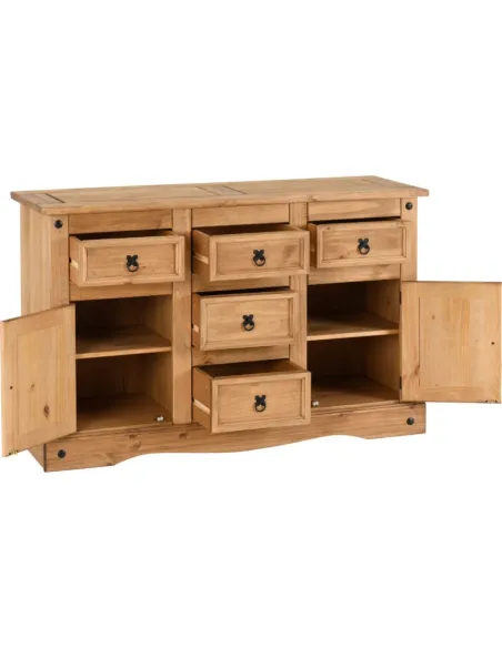 Corona 2 Door 5 Drawer Sideboard - Distr | Murphy Furniture