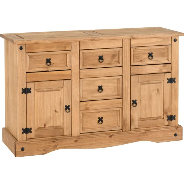 Corona 2 Door 5 Drawer Sideboard - Distr | Murphy Furniture