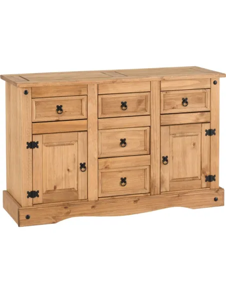 Corona 2 Door 5 Drawer Sideboard - Distr | Murphy Furniture