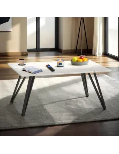 Marlow Coffee Table - White Marble Effect | Murphy Furniture