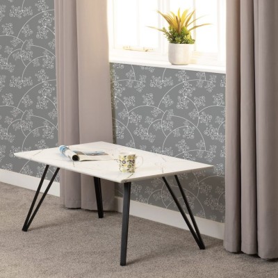 Marlow Coffee Table - White Marble Effect | Murphy Furniture