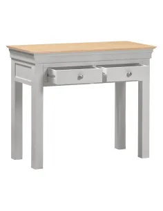 Bordeaux Console Table - Pebble Grey/Oak | Murphy Furniture 2