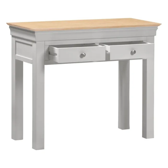 Bordeaux Console Table - Pebble Grey/Oak | Murphy Furniture