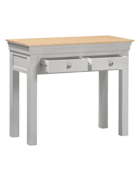 Bordeaux Console Table - Pebble Grey/Oak | Murphy Furniture
