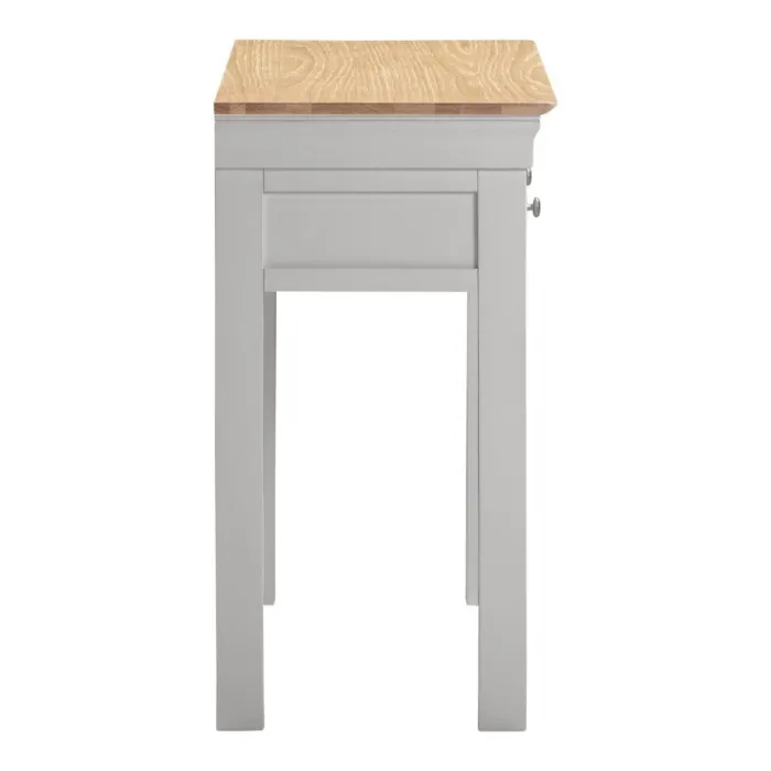 Bordeaux Console Table - Pebble Grey/Oak | Murphy Furniture