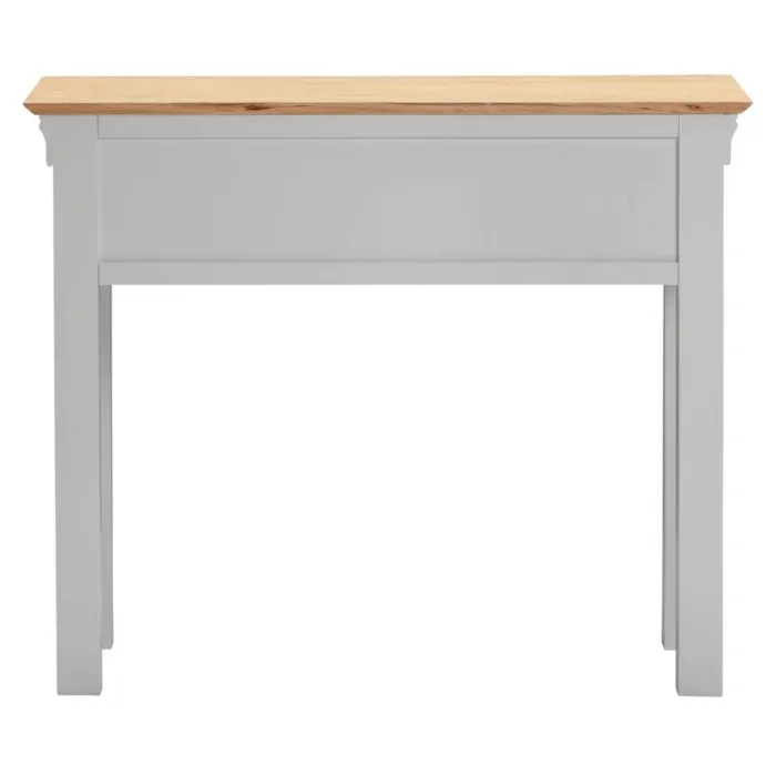Bordeaux Console Table - Pebble Grey/Oak | Murphy Furniture