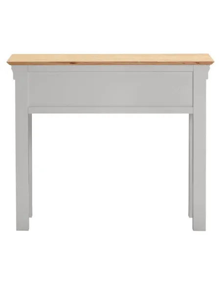 Bordeaux Console Table - Pebble Grey/Oak | Murphy Furniture