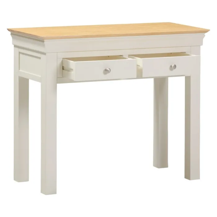 Bordeaux Console Table - Ivory/Oak | Murphy Furniture