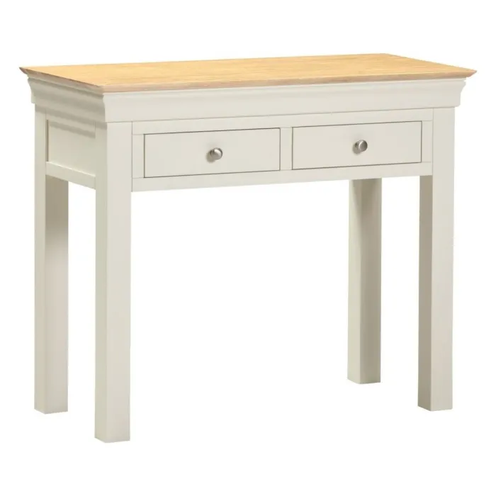 Bordeaux Console Table - Ivory/Oak | Murphy Furniture