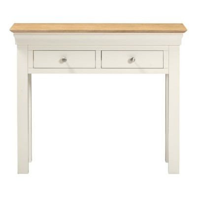 Bordeaux Console Table - Ivory/Oak | Murphy Furniture