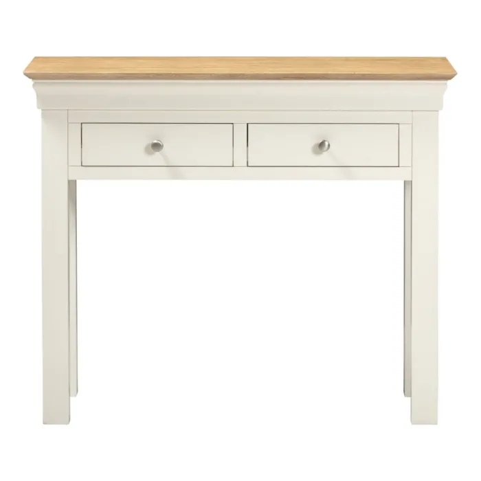 Bordeaux Console Table - Ivory/Oak | Murphy Furniture
