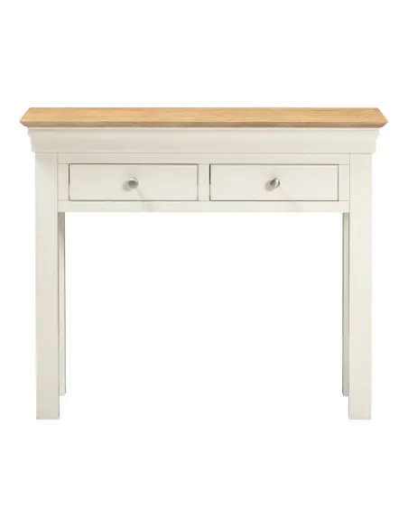 Bordeaux Console Table - Ivory/Oak | Murphy Furniture