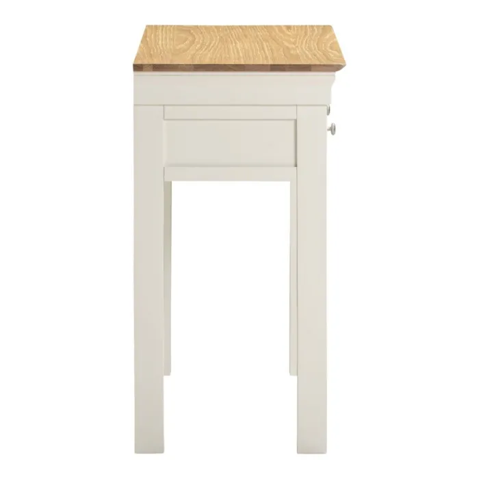 Bordeaux Console Table - Ivory/Oak | Murphy Furniture