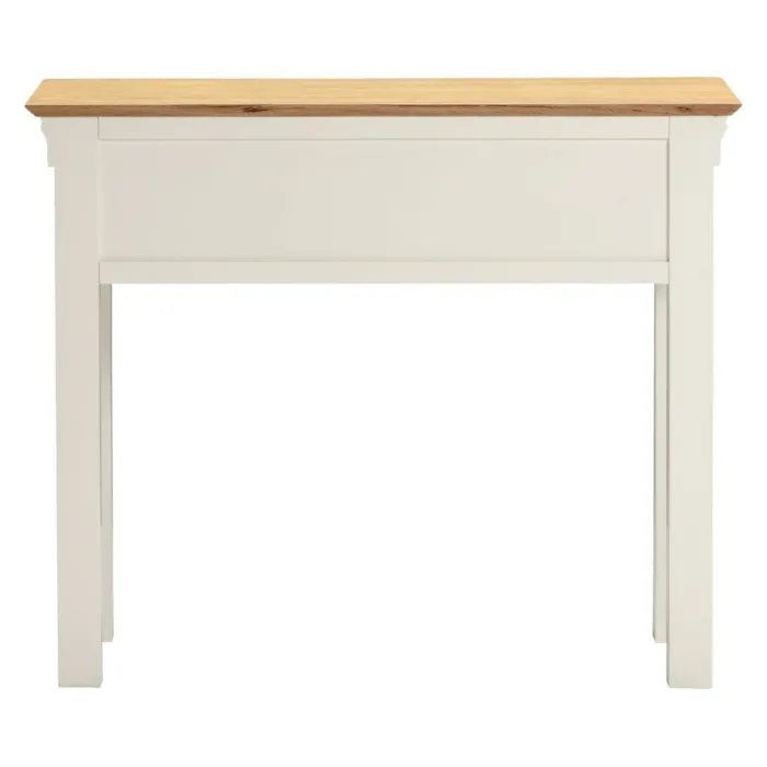 Bordeaux Console Table - Ivory/Oak | Murphy Furniture