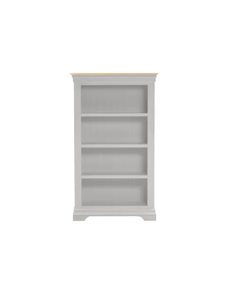 Bordeaux Bookcase - Pebble Grey/Oak | Murphy Furniture