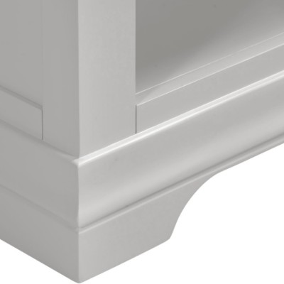 Bordeaux Bookcase - Pebble Grey/Oak | Murphy Furniture