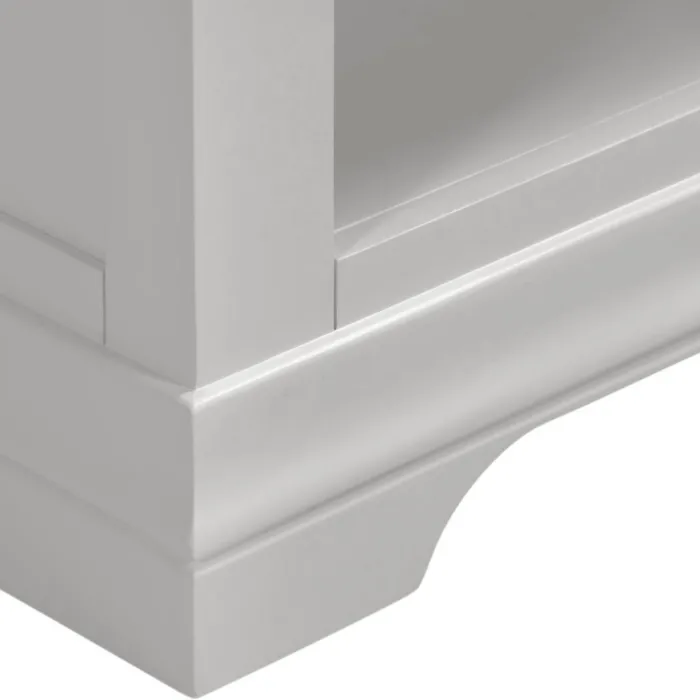 Bordeaux Bookcase - Pebble Grey/Oak | Murphy Furniture