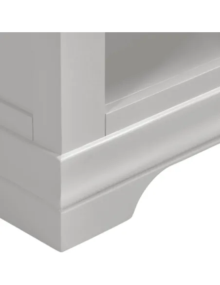 Bordeaux Bookcase - Pebble Grey/Oak | Murphy Furniture
