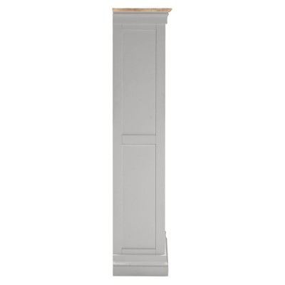 Bordeaux Bookcase - Pebble Grey/Oak | Murphy Furniture