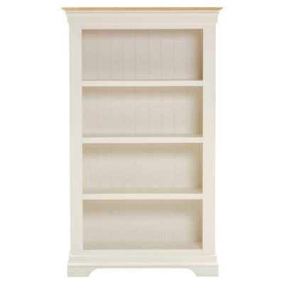 Bordeaux Bookcase - Ivory/Oak | Murphy Furniture