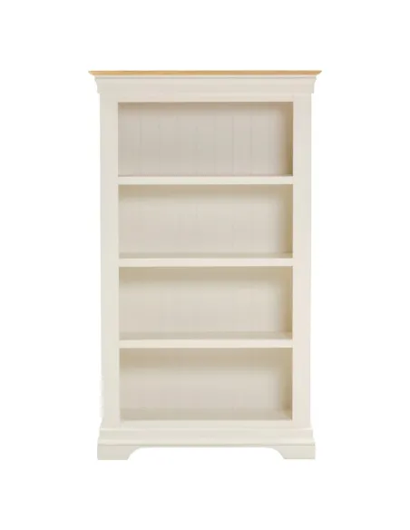 Bordeaux Bookcase - Ivory/Oak | Murphy Furniture
