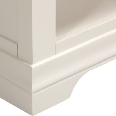 Bordeaux Bookcase - Ivory/Oak | Murphy Furniture