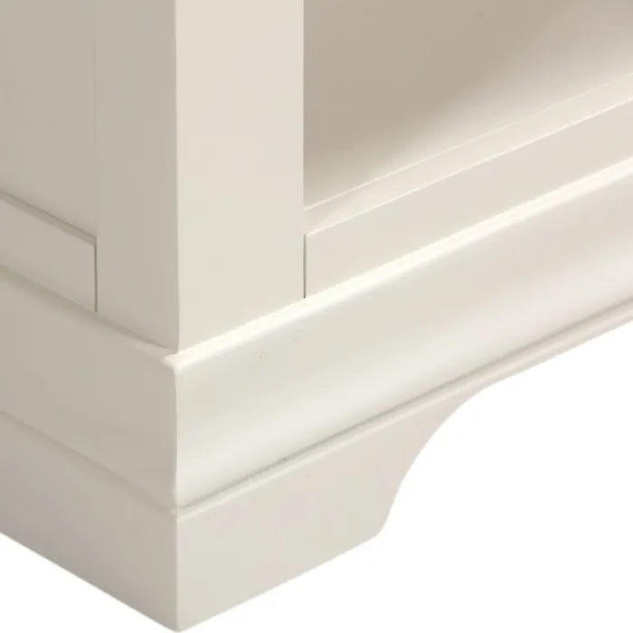 Bordeaux Bookcase - Ivory/Oak | Murphy Furniture