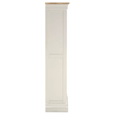 Bordeaux Bookcase - Ivory/Oak | Murphy Furniture