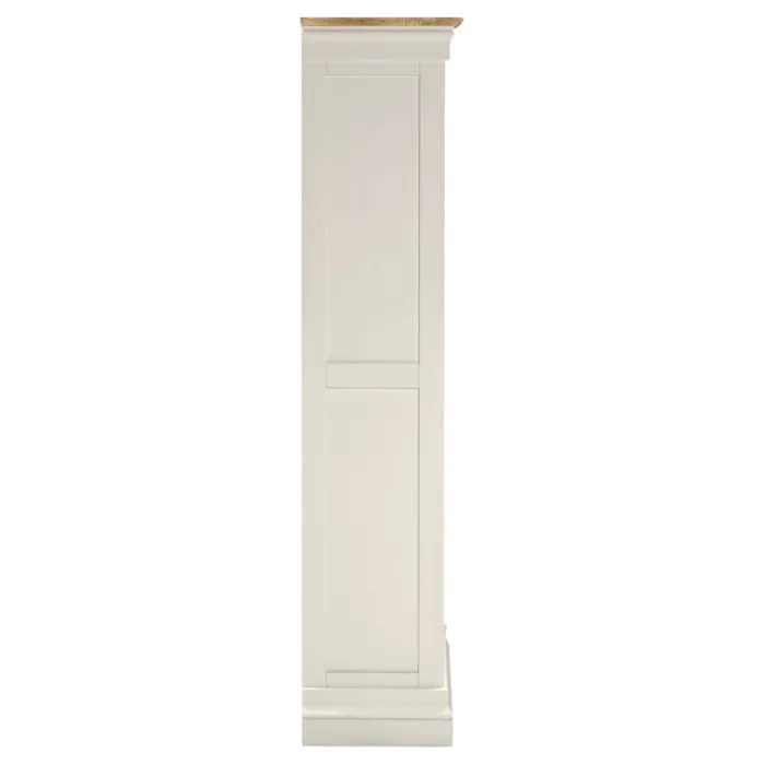 Bordeaux Bookcase - Ivory/Oak | Murphy Furniture