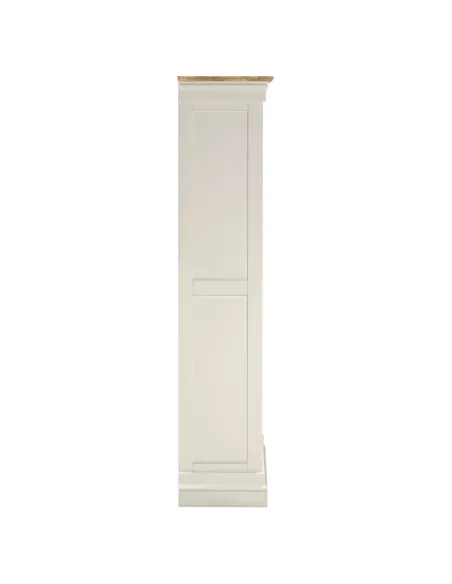 Bordeaux Bookcase - Ivory/Oak | Murphy Furniture